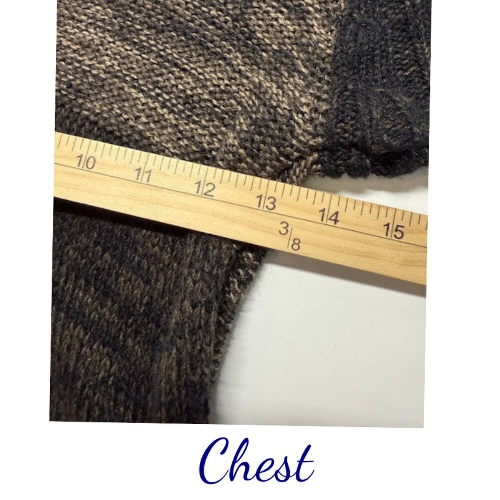 Ashley by 26 International Women’s Patchwork Sweater Dress Size M Boho Chic - Picture 5 of 5